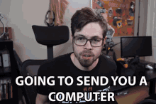 Going To Send You A Computer Gift GIF - Going To Send You A Computer Gift Pc GIFs