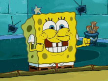 Bh187 Spongebob GIF - Bh187 Spongebob Smile GIFs