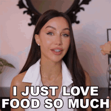 I Just Love Food So Much Coco Lili GIF - I Just Love Food So Much Coco Lili I Love Eating GIFs