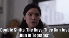 New Amsterdam Lauren Bloom GIF - New Amsterdam Lauren Bloom Double Shifts The Days They Can Just Run In Together GIFs