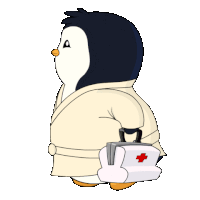 Doctor Penguin Sticker - Doctor Penguin Hospital Stickers
