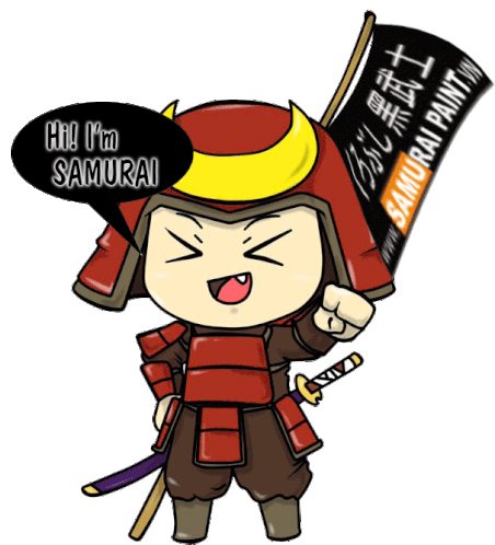 Zalo Samurai Samurai Sticker - Zalo Samurai Samurai Samurai Paint Stickers