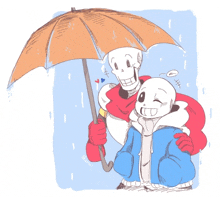 Raining Umbrella GIF