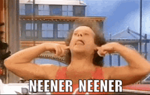 Neener Neener Richard Simmons GIF - Neener Neener Richard Simmons La La La GIFs