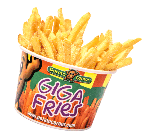 Potato Potato Corner Sticker - Potato Potato Corner Fries Stickers