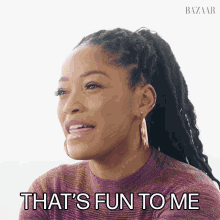 thats fun to me keke palmer harpers bazaar i enjoy it i have fun with that