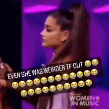 Ariana Grande Stan Twitter GIF - Ariana Grande Stan Twitter Even She Was Weirded Tf Out GIFs