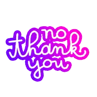 a purple and pink sticker that says thank you on a white background .