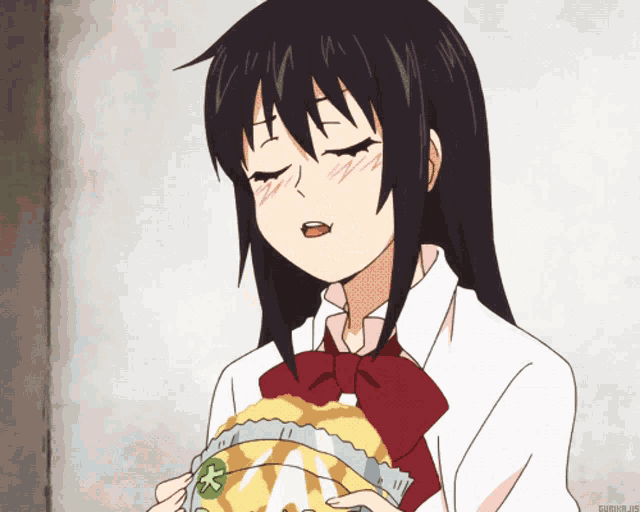 Anime Girl Eating GIFs