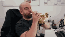 Hand Of Blood Office GIF - Hand Of Blood Office Trumpeter GIFs
