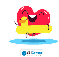 Sbi General Insurance World Heart Day Sticker - Sbi General Insurance World Heart Day Doitdilse Stickers
