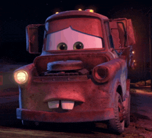 Tow Mater Sad GIF