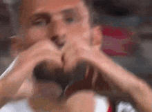 Olivier Giroud Heart Hands GIF - Olivier Giroud Heart Hands Ac Milan GIFs