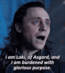 Loki Tom Hiddleston GIF - Loki Tom Hiddleston Glorious Purpose GIFs