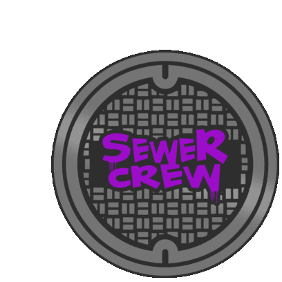 Sewer Crew Twixnkat Sticker - Sewer Crew Twixnkat Stickers