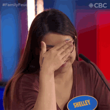 Im Shy Shelley GIF - Im Shy Shelley Family Feud Canada GIFs