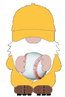 Gnome Baseball Sticker - Gnome Baseball Sports Stickers