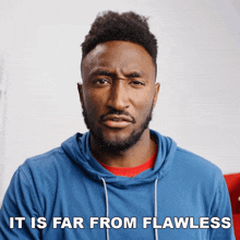 It Is Far From Flawless Marques Brownlee GIF - It Is Far From Flawless Marques Brownlee It Has Room For Improvement GIFs