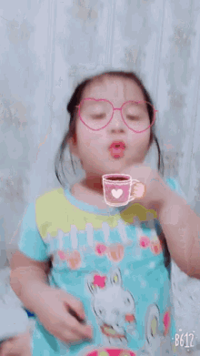 Kid Drink GIF - Kid Drink Tea Time GIFs