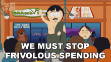 We Must Stop Frivolous Spending Randy Marsh GIF - We Must Stop Frivolous Spending Randy Marsh South Park GIFs