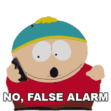 no false alarm eric cartman south park s16e10 insecurity
