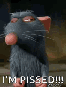 Ratatouille Remy GIF - Ratatouille Remy Im Pissed GIFs