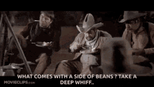 Blazing Saddles Farting GIF - Blazing Saddles Farting What Comes With A Side Of Beans GIFs