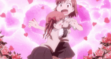 Misaka Mikoto Railgun GIF - Misaka Mikoto Railgun Hug GIFs