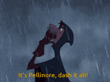 a cartoon character says it 's pellimore dash it all