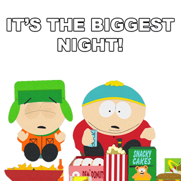 Its The Biggest Night Of The Year Eric Cartman Sticker - Its The Biggest Night Of The Year Eric Cartman Kyle Broflovski Stickers
