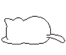sleepykitty sleepy kitty pixel cartoon