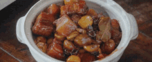 栗子紅燒肉 Stewed Meat With Chestnuts GIF