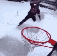 Basketball Slam Dunk GIF