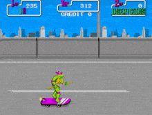 Konami Turtles Arcade Game Car GIF - Konami Turtles Arcade Game Car Car Crash GIFs