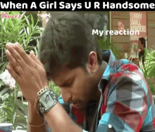 When A Girl Says Ur Handsome Funny GIF - When A Girl Says Ur Handsome Funny Memes GIFs