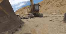 smash digger excavator destroy break