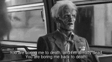 Doctor Who Dr Who GIF - Doctor Who Dr Who You Are Boring Me To Death GIFs