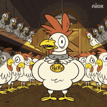 furious chicken the loud house angry chicken violent chicken fiery chicken