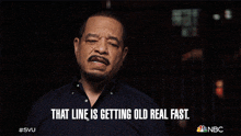 That Line Is Getting Old Real Fast Sergeant Odafin Tutuola GIF - That Line Is Getting Old Real Fast Sergeant Odafin Tutuola Ice-t GIFs