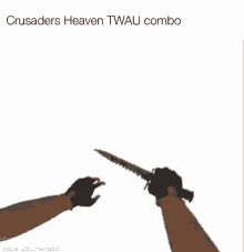 Crusaders Heaven Crusaders Heaven Twau Combo GIF - Crusaders Heaven Crusaders Heaven Twau Combo Roblox GIFs