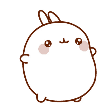 happy molang excited delighted grateful