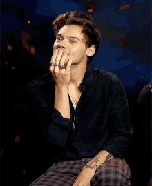 Harry Styles Think GIF - Harry Styles Think One Direction GIFs