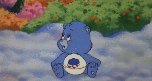 Grumpy Bear Grumpy GIF - Grumpy Bear Grumpy Care Bear - Discover & Share  GIFs