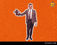 Mr Bean Happy Dance GIF