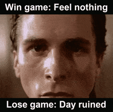 Win Game Feel Nothing Lose Game Day Ruined GIF