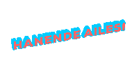 the word hanende ailesi is written in blue and red