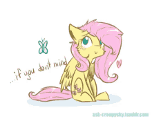 Fluttershy If You Dont Mind GIF - Fluttershy If You Dont Mind Stare GIFs