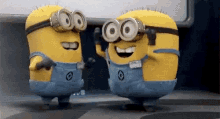 Minions Excited GIF - Minions Excited Wee GIFs
