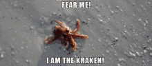 Fear Me I Am The Kraken GIF - Fear Me I Am The Kraken The Kraken Will Eat You GIFs
