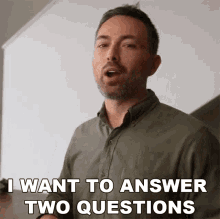 I Want To Answer Two Questions Derek Muller GIF - I Want To Answer Two Questions Derek Muller Veritasium GIFs